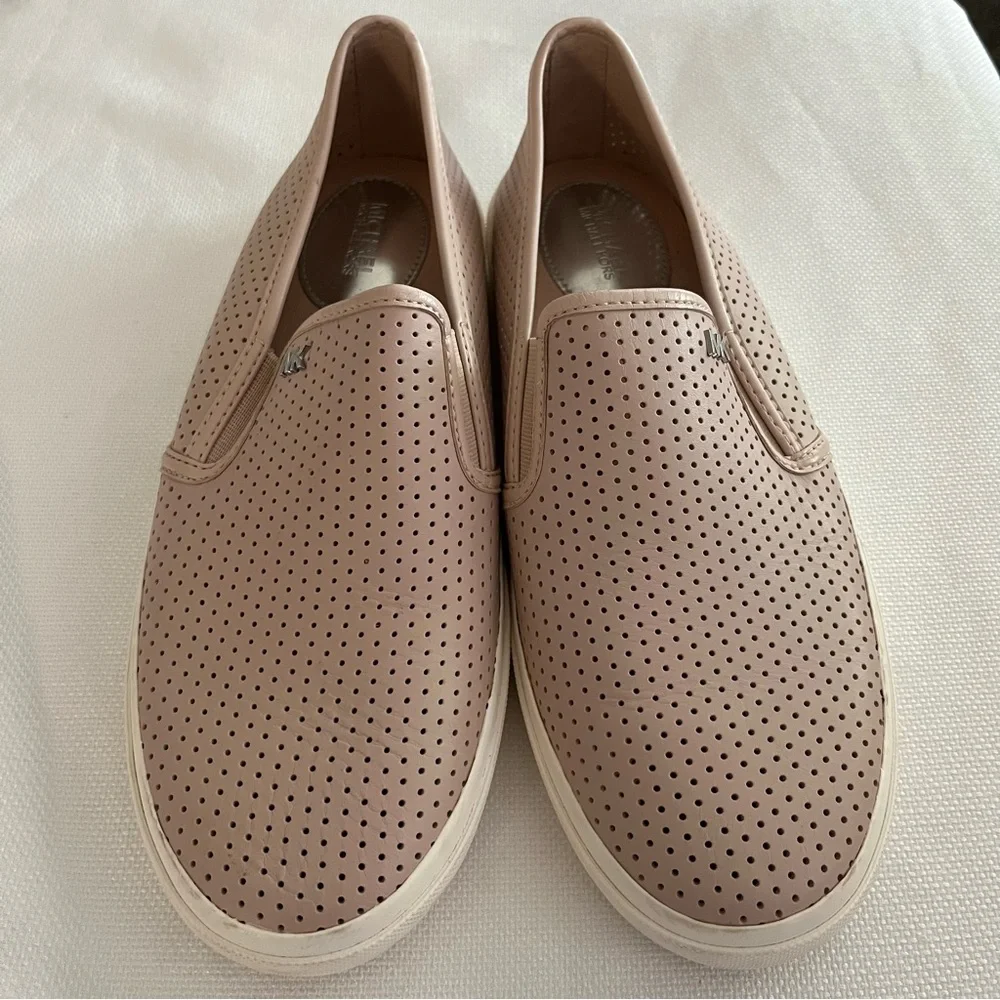 Michael by Michael Kors pink Perforated Slip-On Sneakers Size 8